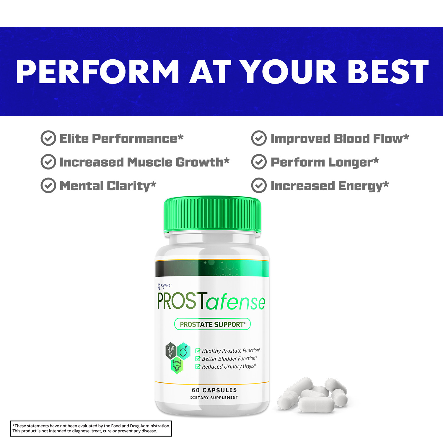 Prostafense Advanced Prostate Support Natural Bladder Health Formula 120 Capsule