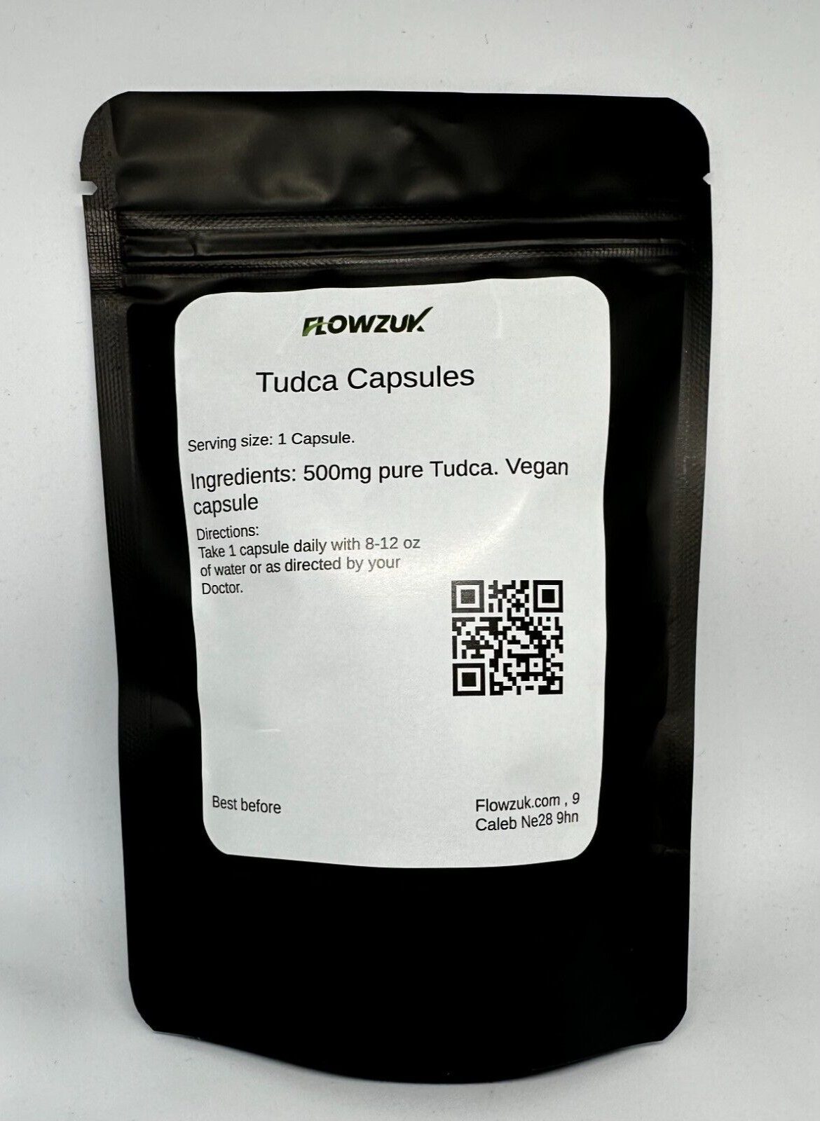 TUDCA Liver Support 500mg Capsules Tauroursodeoxycholic Acid Vegan Detox PCT