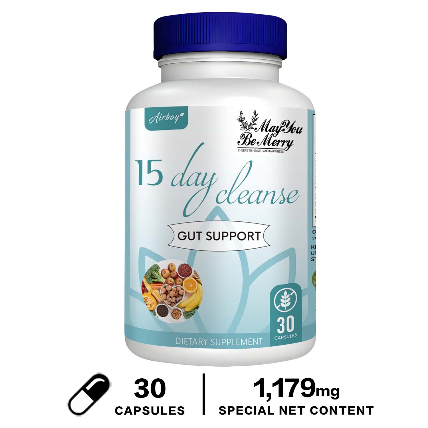 15 Day Cleanse – Gut and Colon Support, Detox, Weight Loss, Constipation Relief