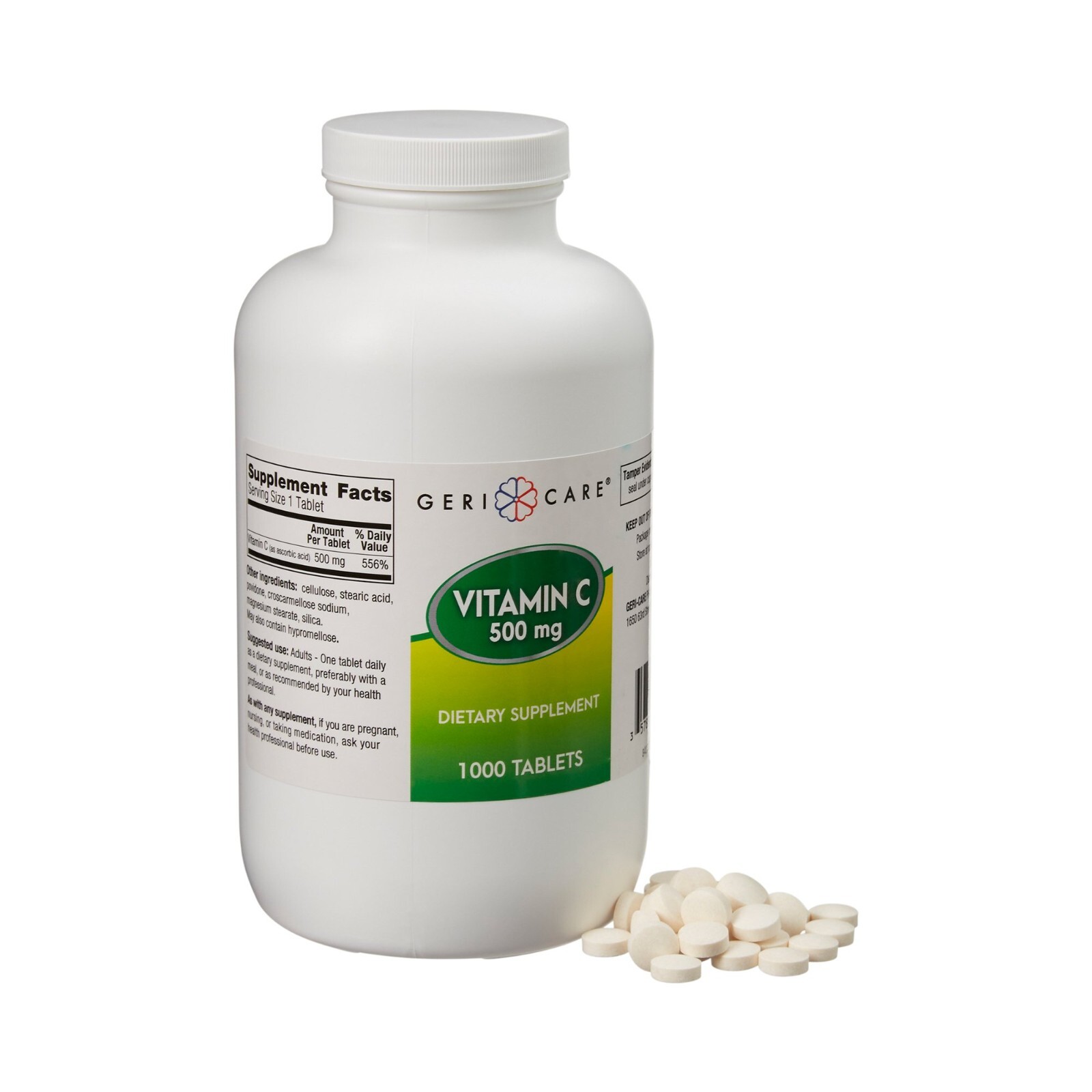 MCK Vitamin C Supplement Geri-Care® Ascorbic Acid 500mg Strength Tablet 1,000ct