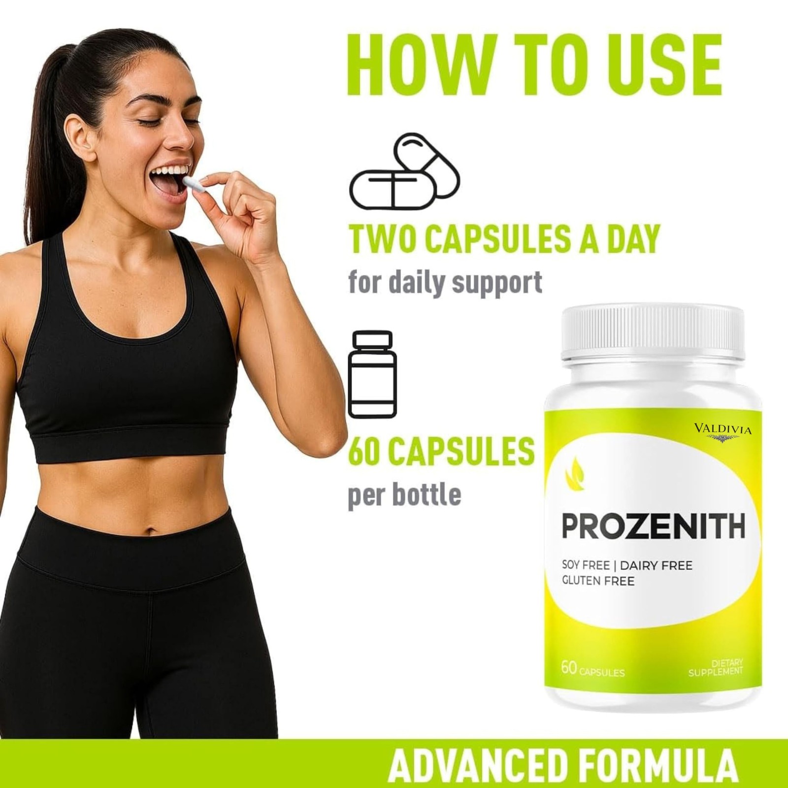 Prozenith Men Daily Wellness Energy Support Supplement Capsules 1 Pack 60Ct