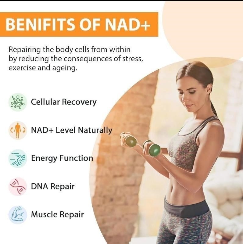 3 Bottle of Reus Research NR900 -NAD+Supplement forSkin Aging Support, Energy