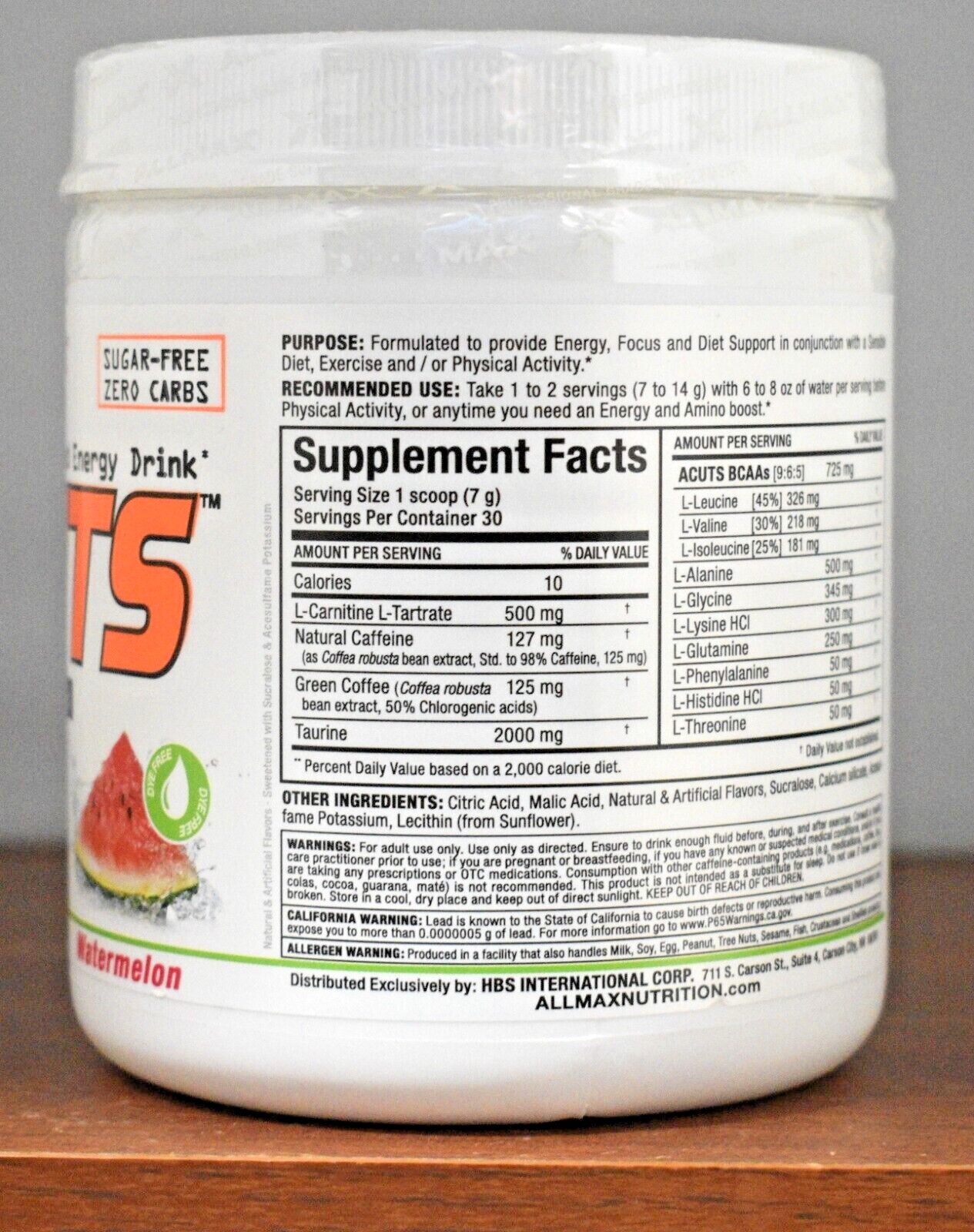 ALLMAX A:CUTS AminoCuts Amino Charged Energy Drink Booster ACUTS Choose Flavor