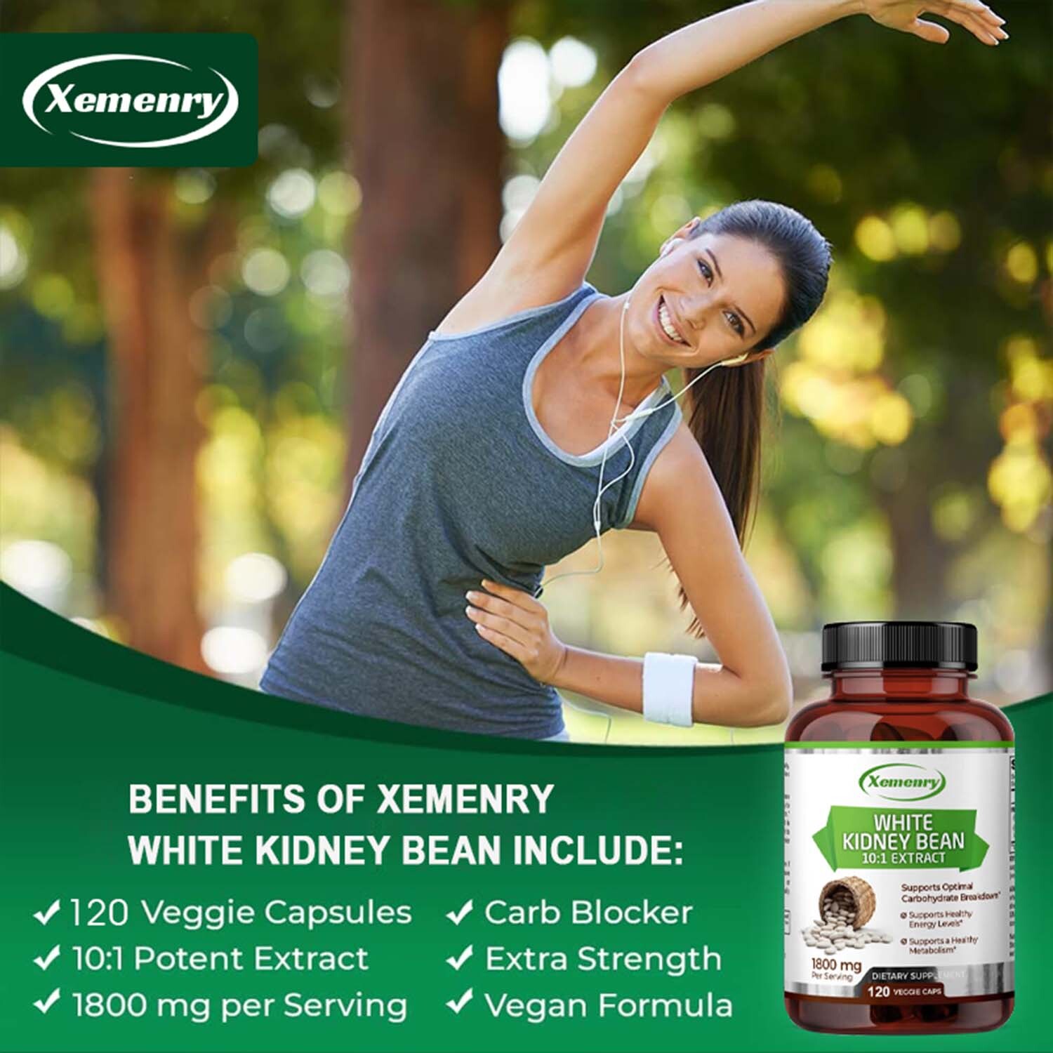 White Kidney Bean Extract-Weight Loss, Block Carbohydrates and Suppress Appetite