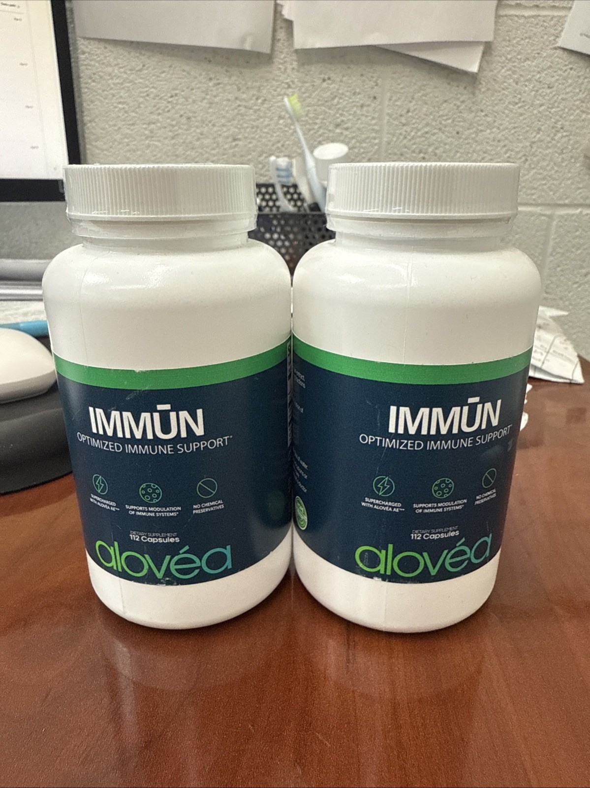 2X Alovea Immun OPTIMIZED IMMUNE SUPPORT 224 Caps EXP 07/2027 Alovéa