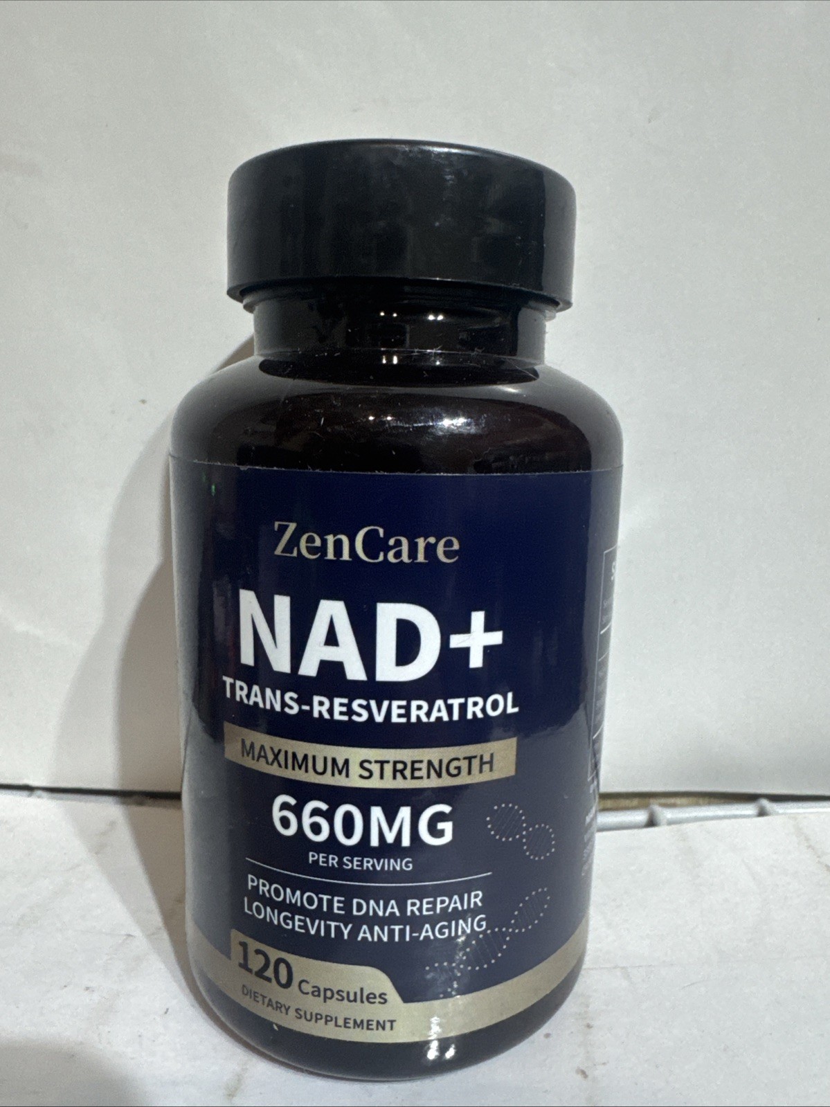 Zencare Trans-Resveratrol NAD + 660 Mg 120 Caps Exp05/2027
