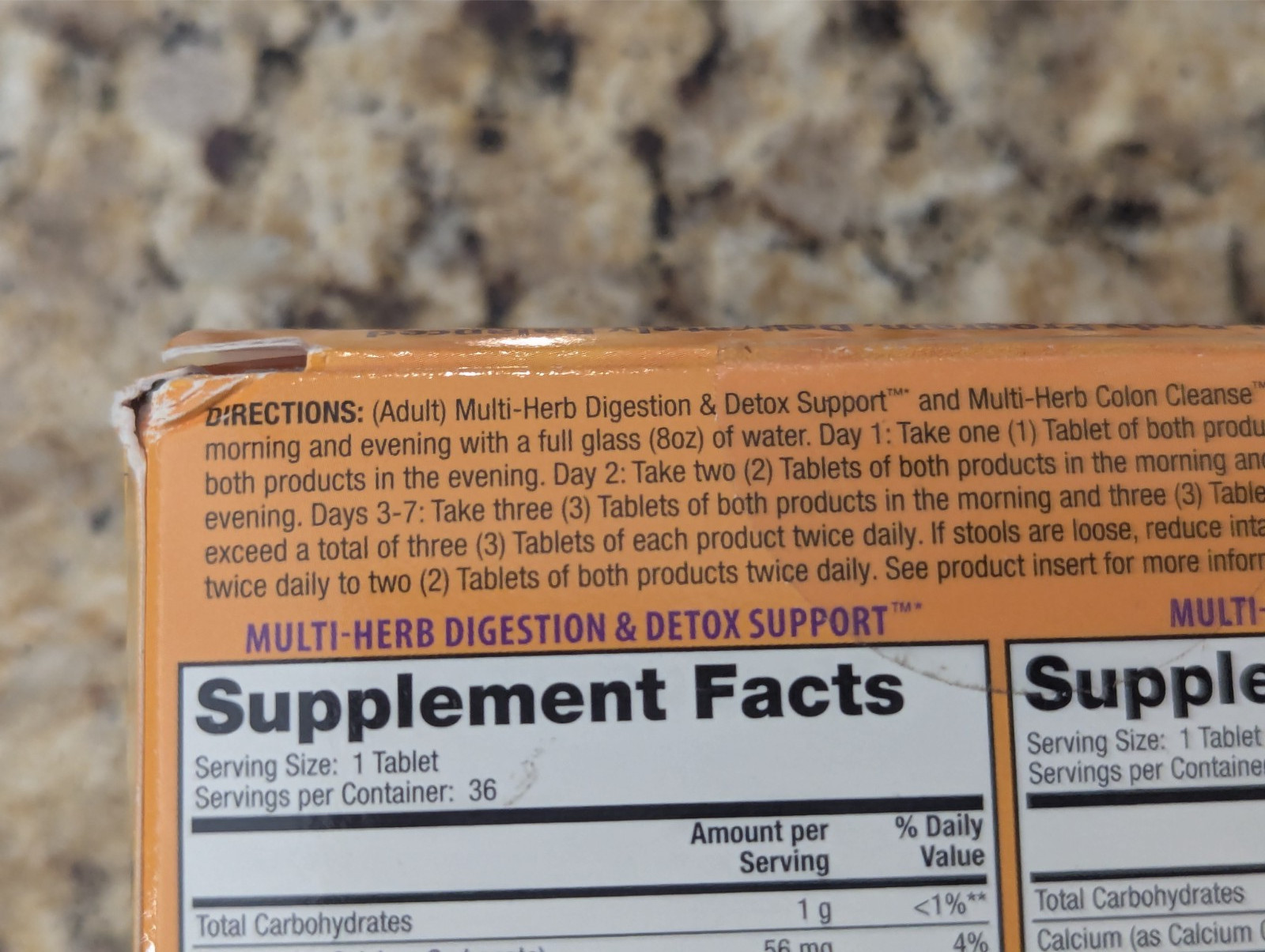 Nature’s Secret 7 Day Ultimate Cleanse Total Body 36 tablets x 2 Bottles ex:6/27