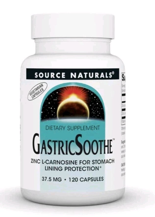 Source Naturals GastricSoothe Zinc L-Carnosine* – 120 Count (Pack of 1)