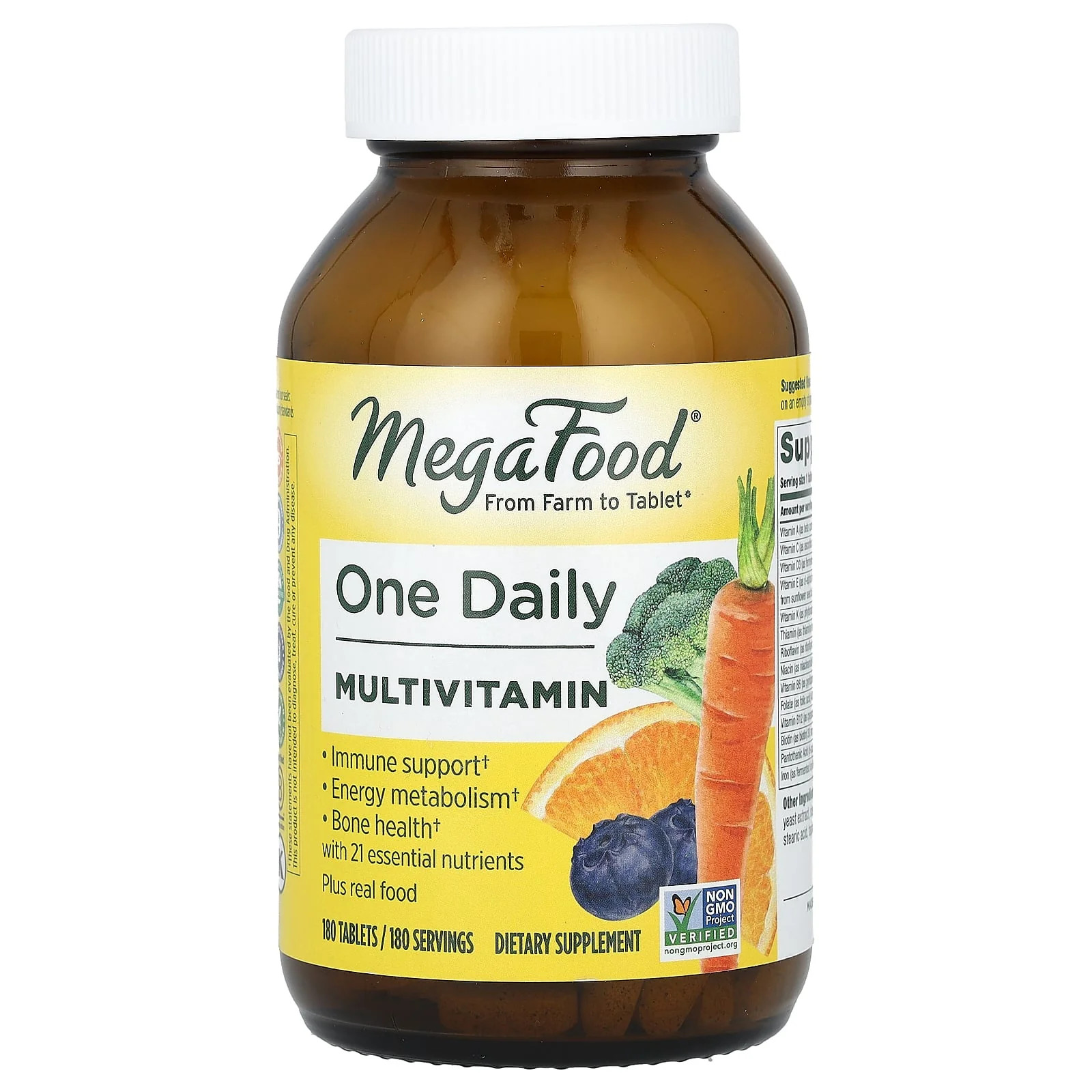 2 X MegaFood, One Daily Multivitamin, 180 Tablets