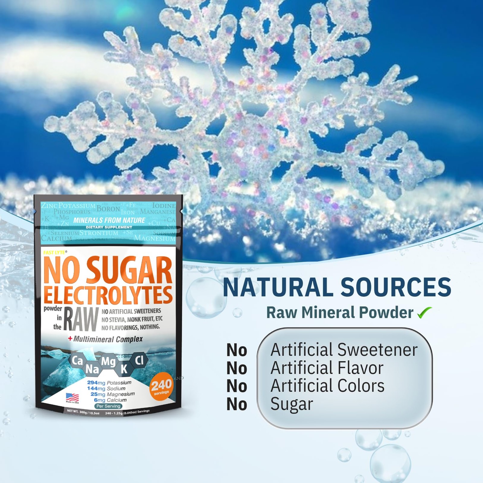 Fast Lyte Lyte No Electrolytes Powder In The Raw Mix In Coffee Soup Juice Water