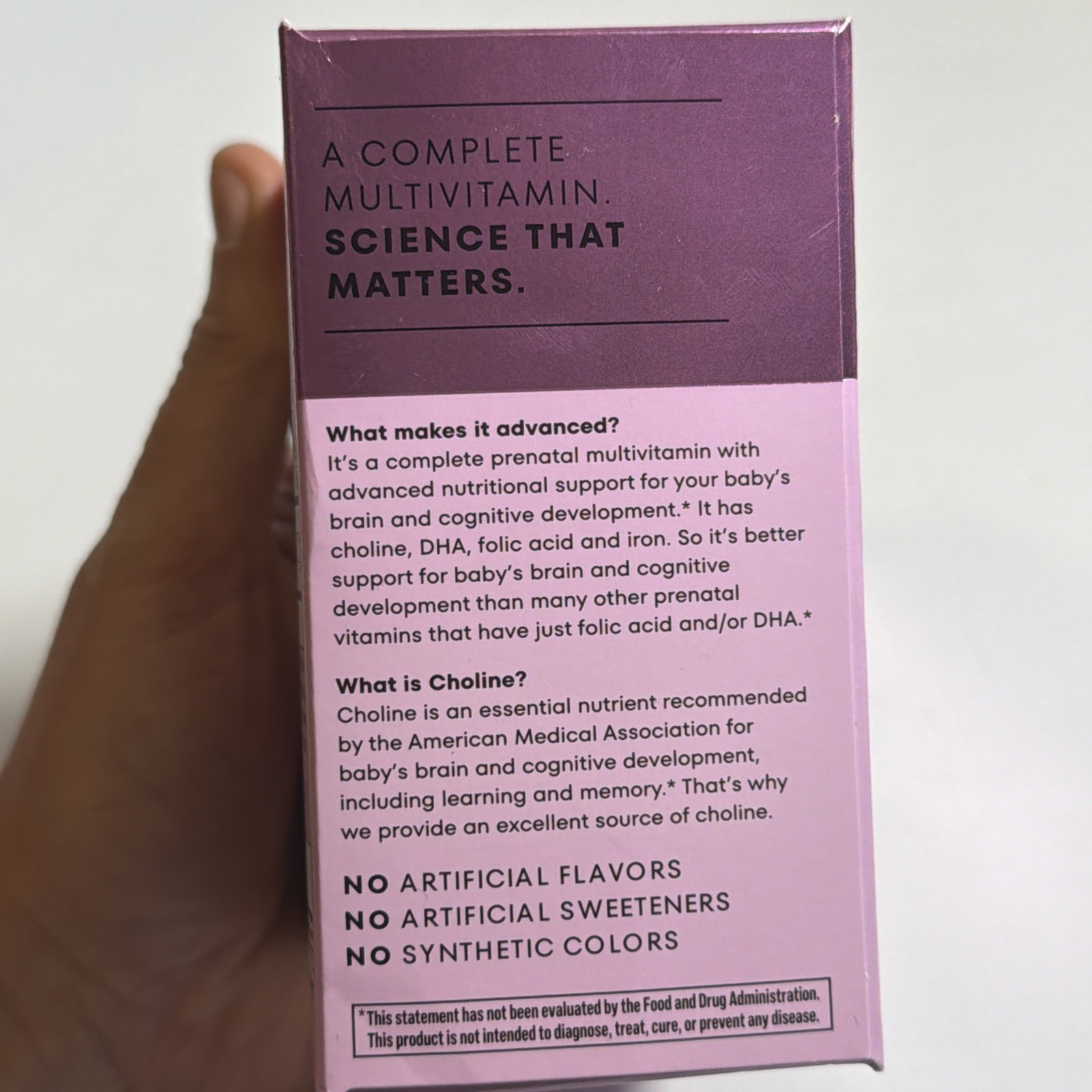 One A Day Advanced Prenatal Multivitamin Choline 60+60 Ct Exp 02/2027 Sealed