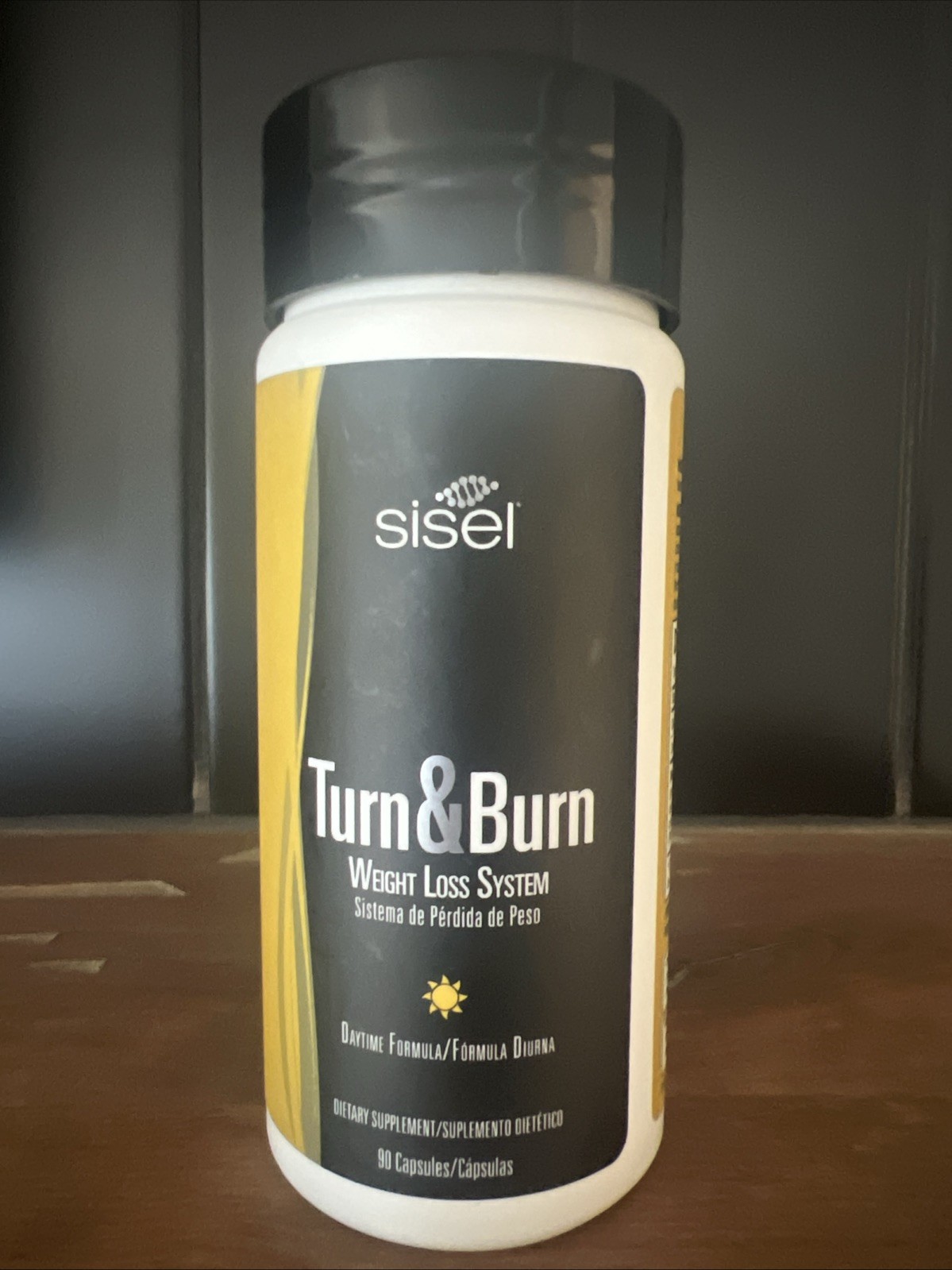 Sisel Turn & Burn Weight Loss System Daytime 90 Capsules Exp 9/2026