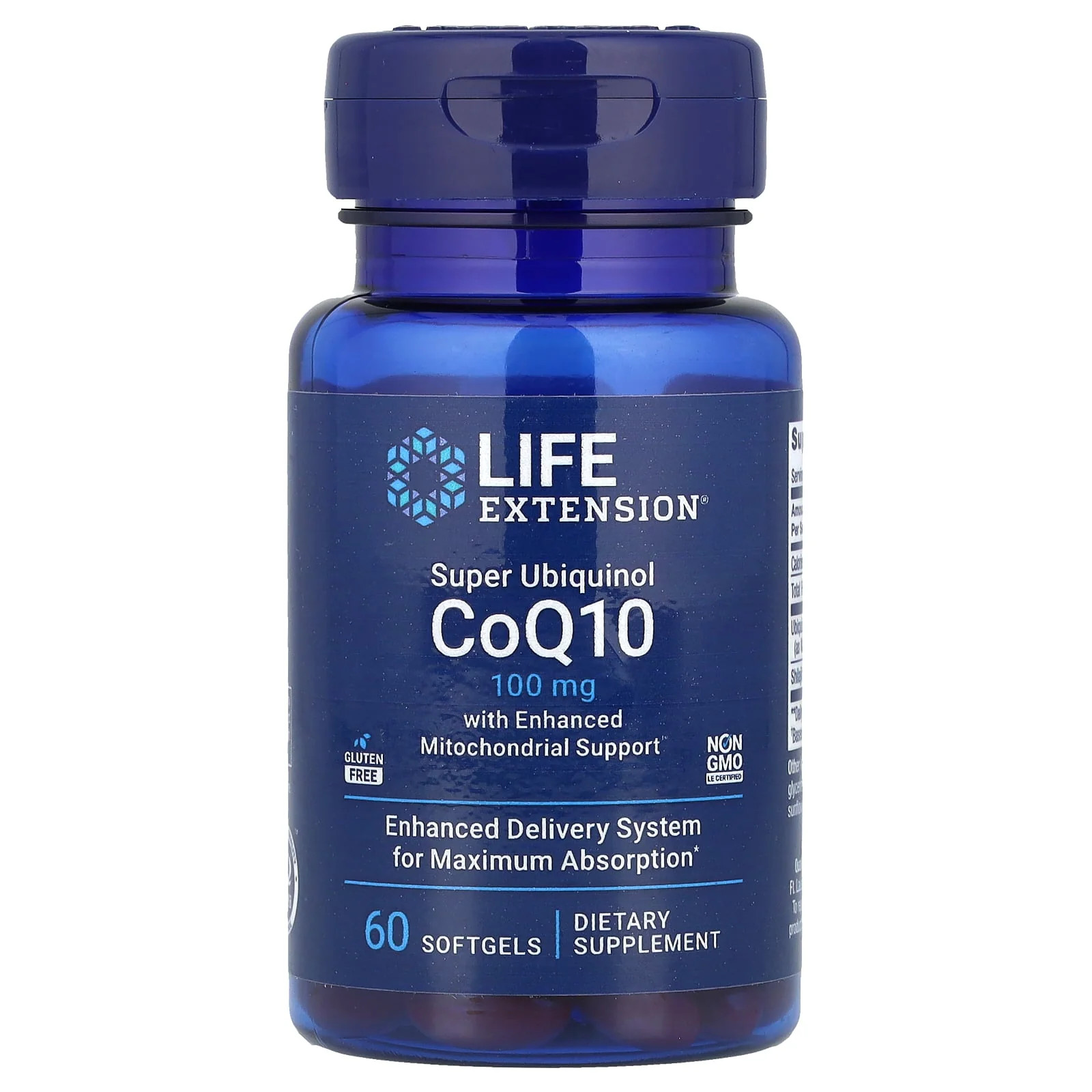 2 X Life Extension, Super Ubiquinol CoQ10 with Enhanced Mitochondrial Support,
