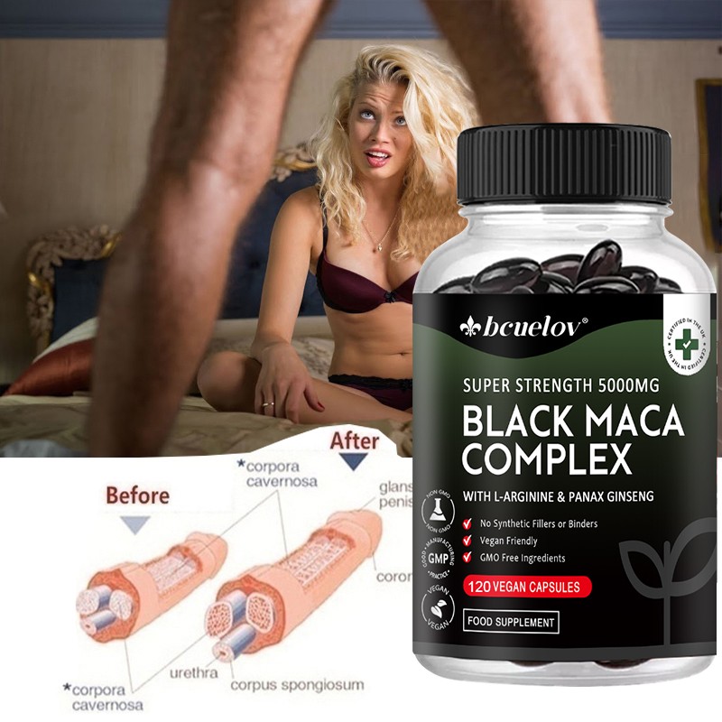 Black Maca Complex Boosts Energy Endurance Reproductive Health Balances Mood