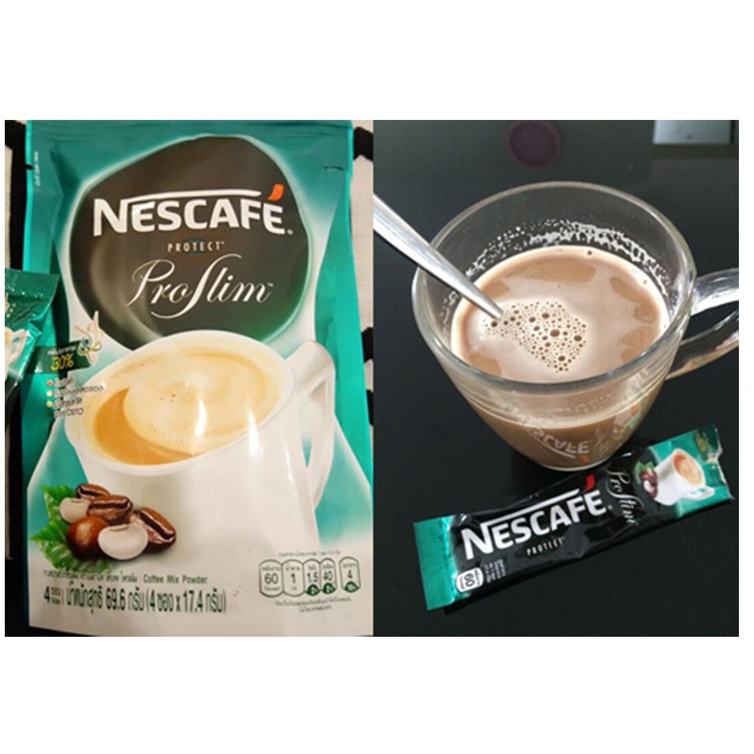 Nescafe Proslim Protect Instant Coffee 3 1 Slim Diet No Fat Weight Control Stick