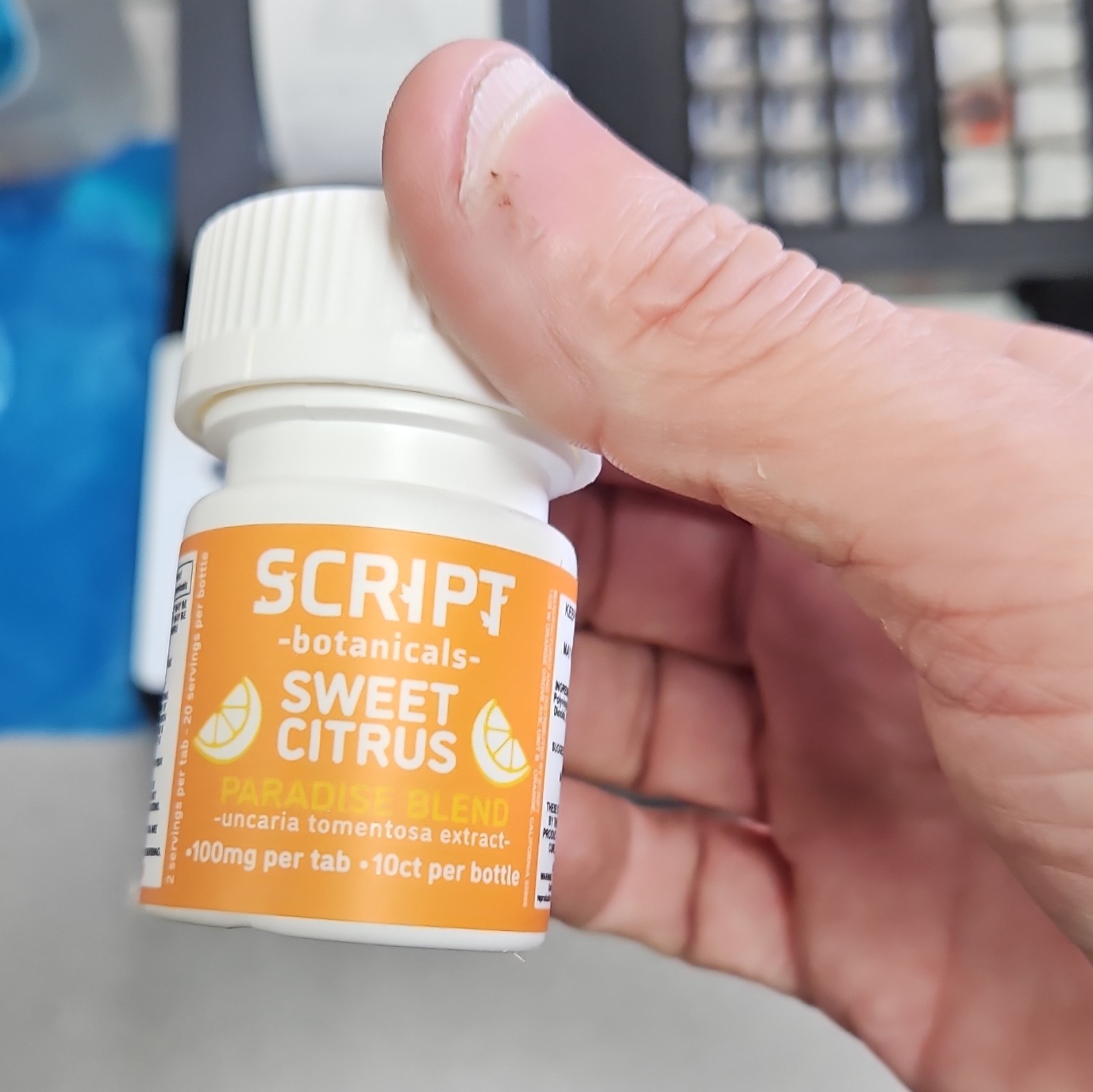 SCRIPT botanicals Sweet Citrus Uncaria tomentosa Extract Tablets 100mg 10ct