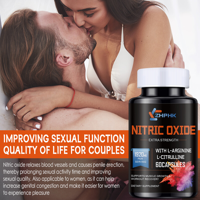 180 Nitric Oxide Booster Supplement w/ L-Arginine Premium Workout Muscle Capsule