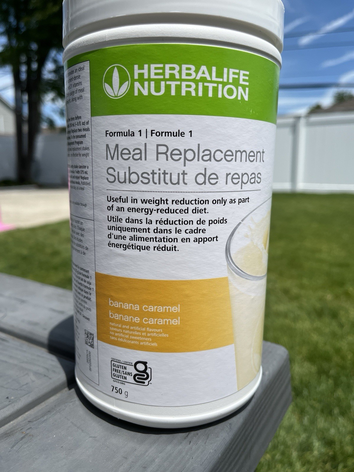 Herbalife Formula 1 Healthy Meal Nutritional Shake Banana Caramel – 750g