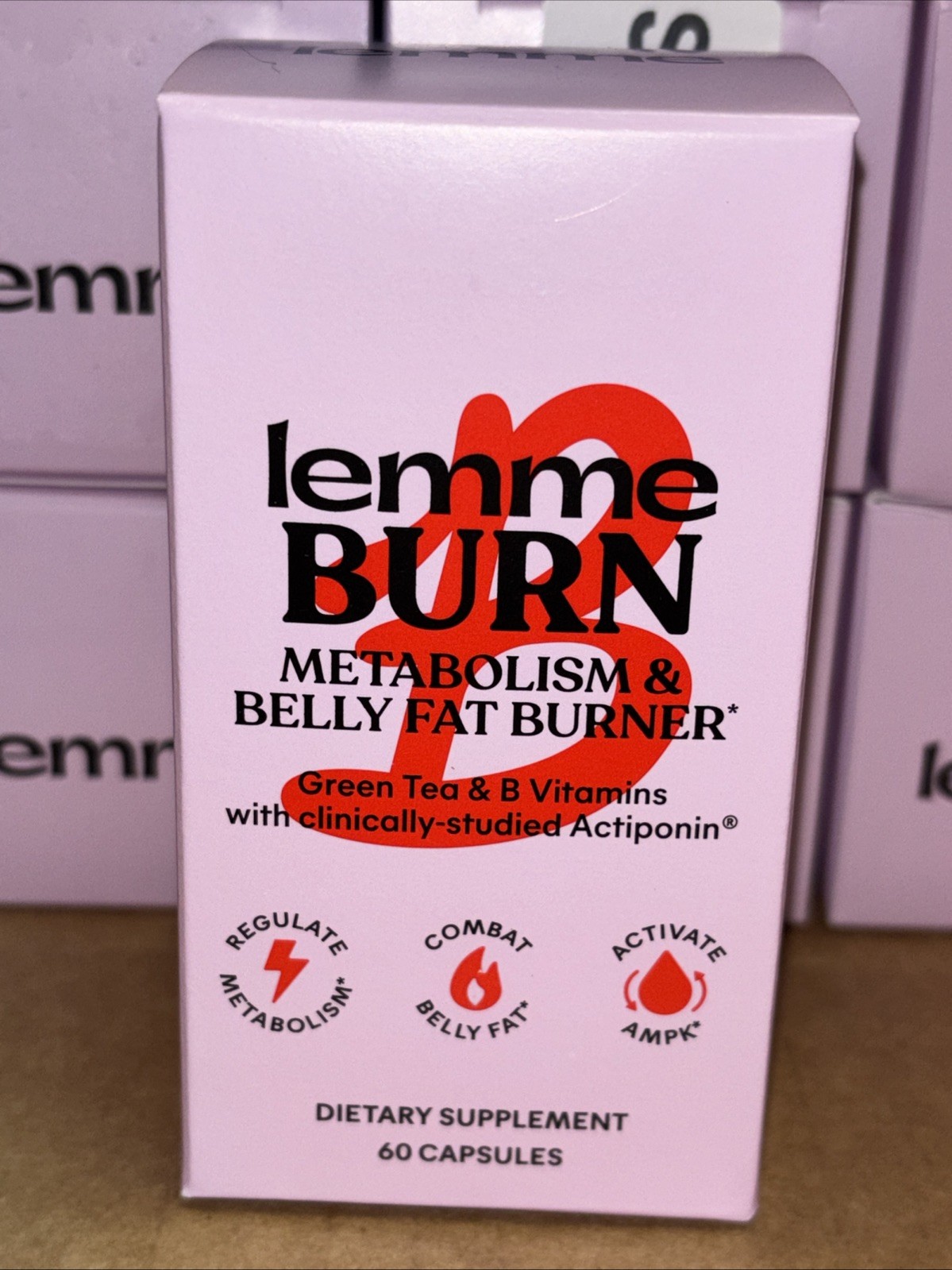 Lemme Burn Capsules – Metabolism & Belly Fat Support – Gynostemma, Green