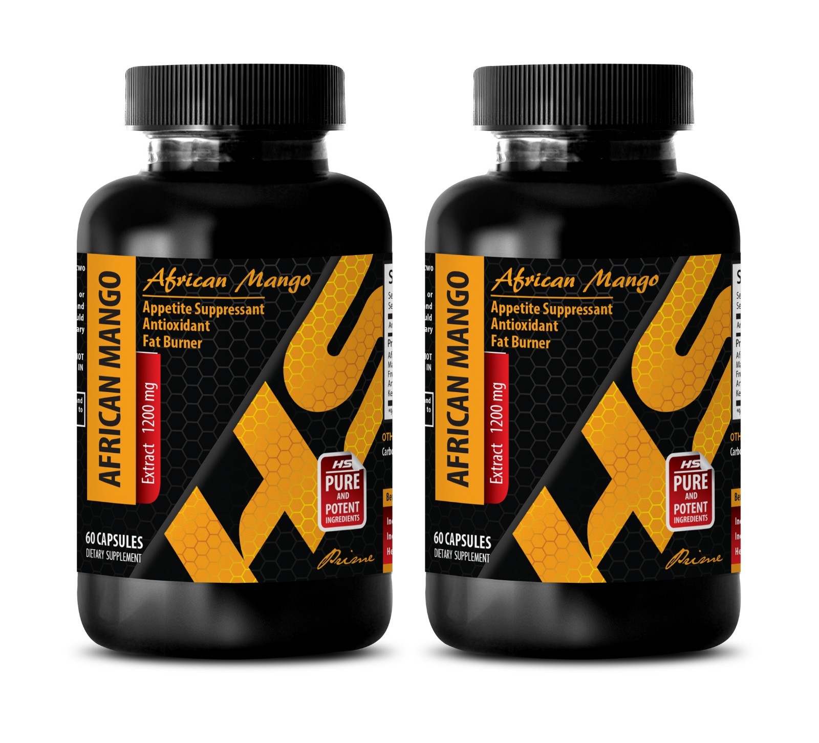 body cleanse – Pure AFRICAN MANGO EXTRACT 1200mg – kidney restore – 2 Bottles