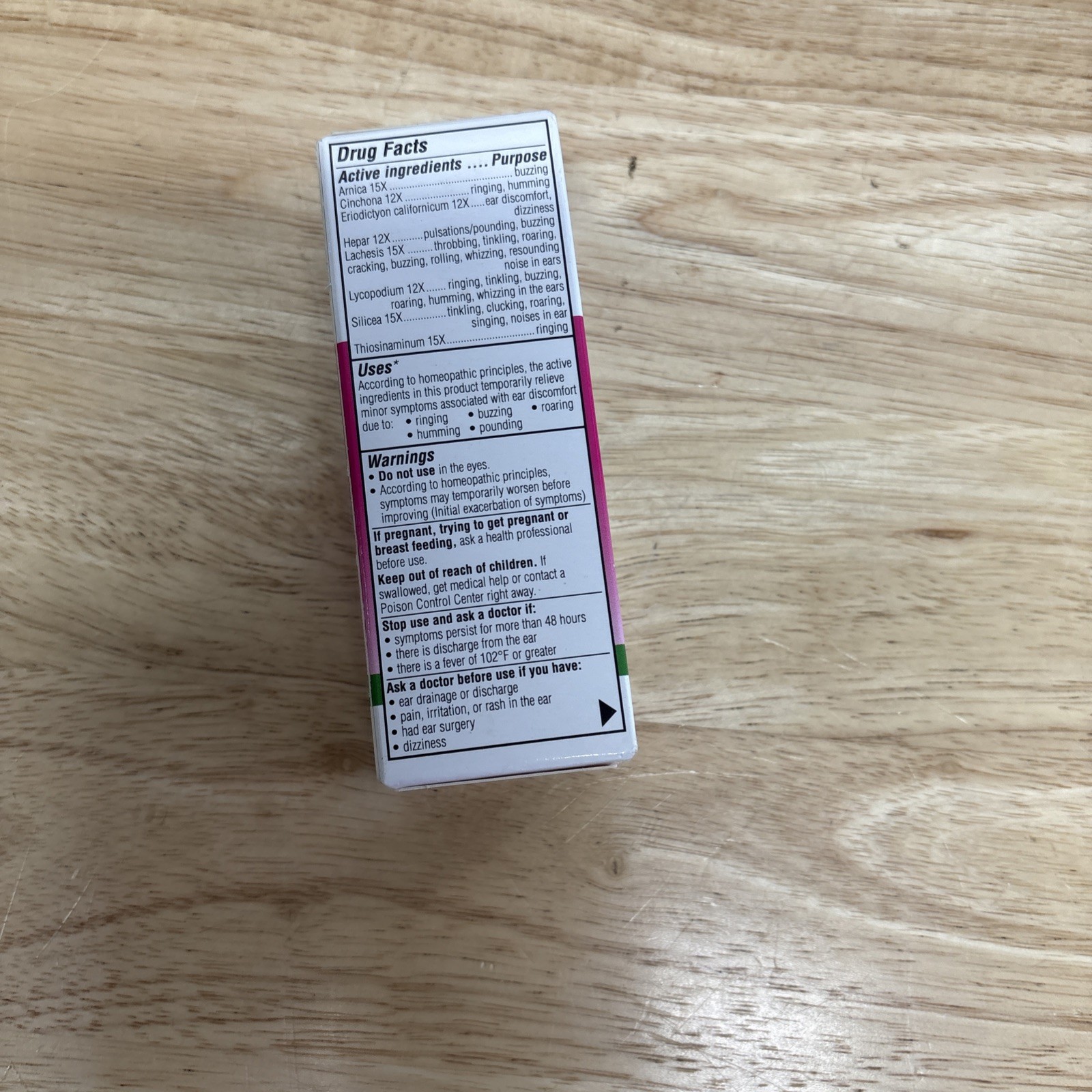 Ear Ringing Remedy, Ear Drops, 0.33 fl oz (10 ml). EXP 4/27