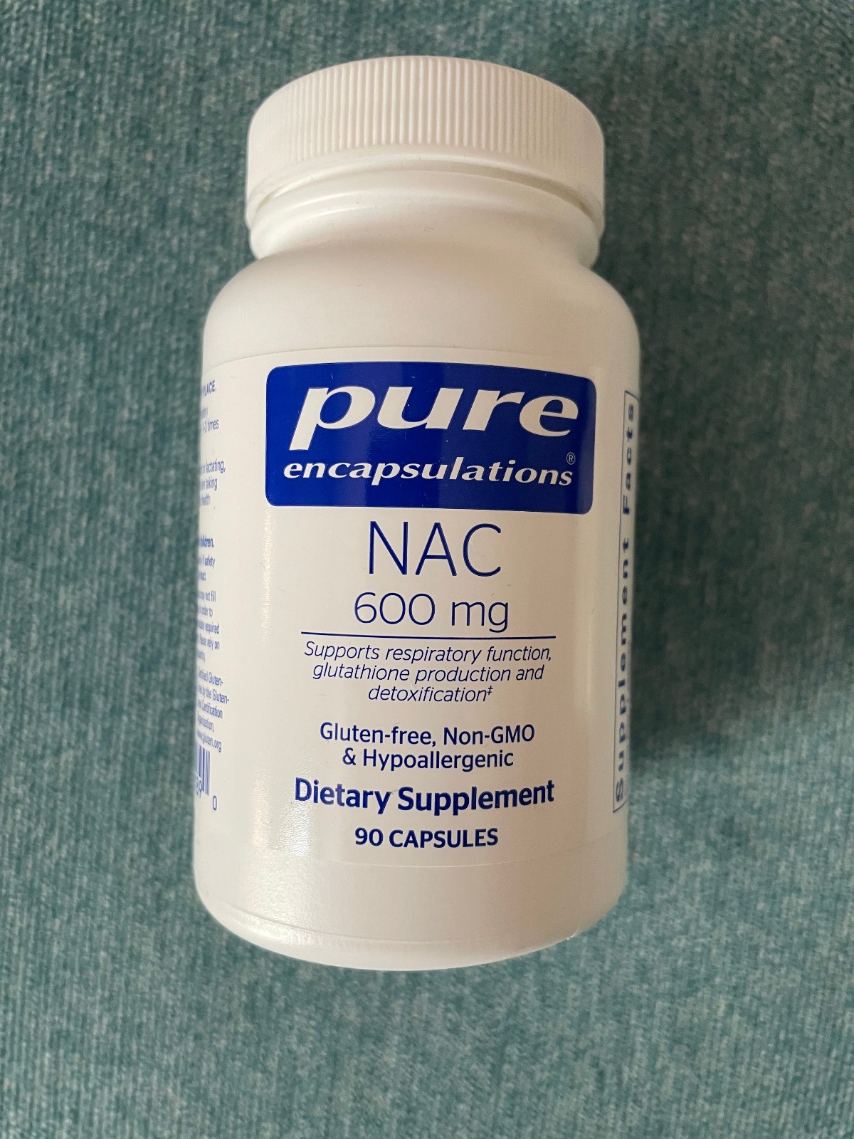 Pure Encapsulations NAC 600mg N-Acetyl Cysteine NAC Supplement