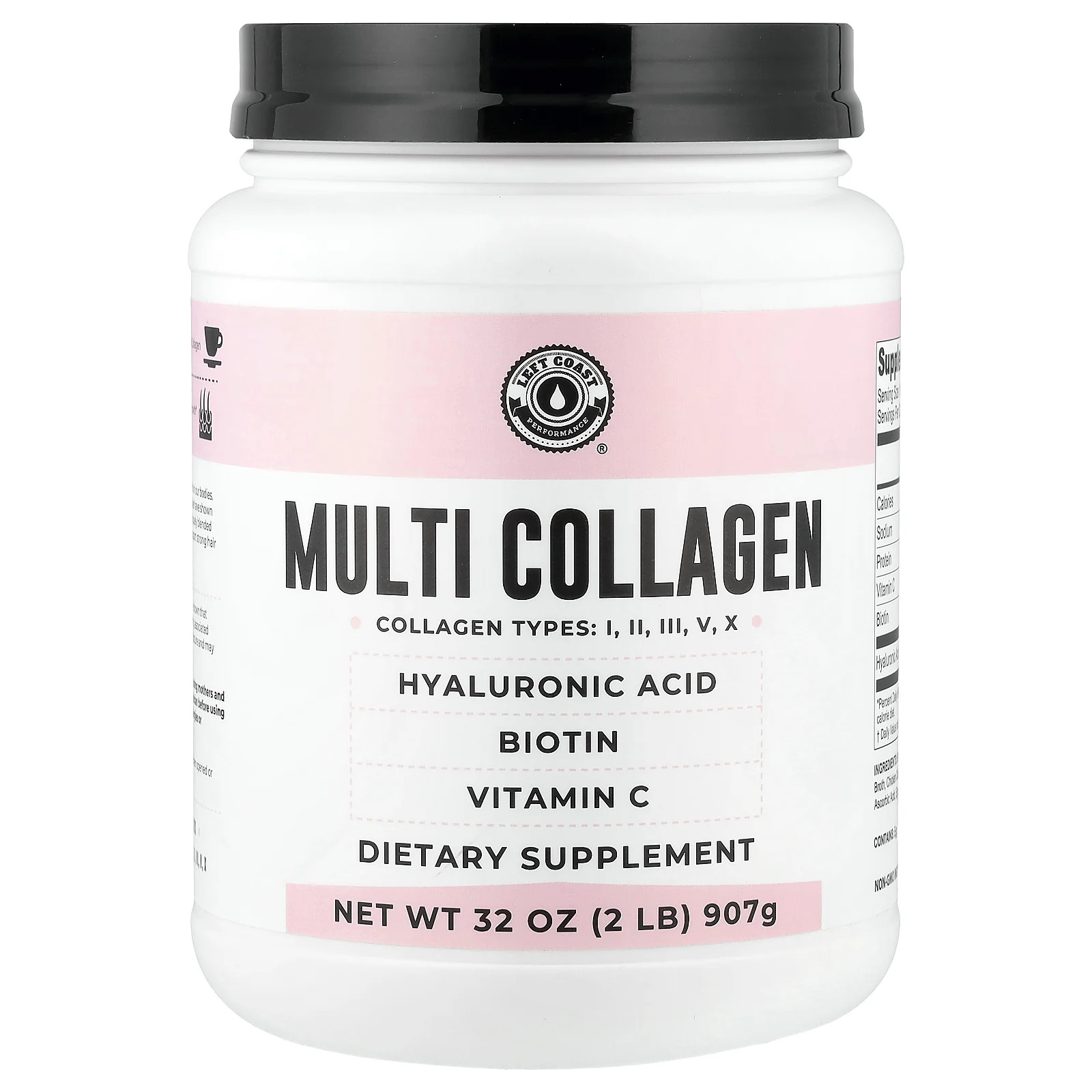 2 X Left Coast Performance, Multi Collagen, 32 oz (907 g)