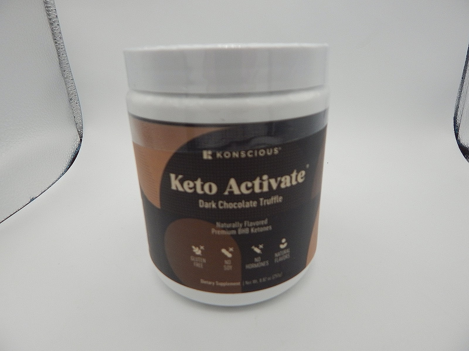 Konscious Keto Activate Supplement Dark Chocolate Truffle BHB Ketones 8.8oz