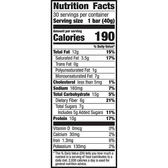Nature Valley Peanut Butter Dark Chocolate Protein Chewy Bars (30 Ct.)