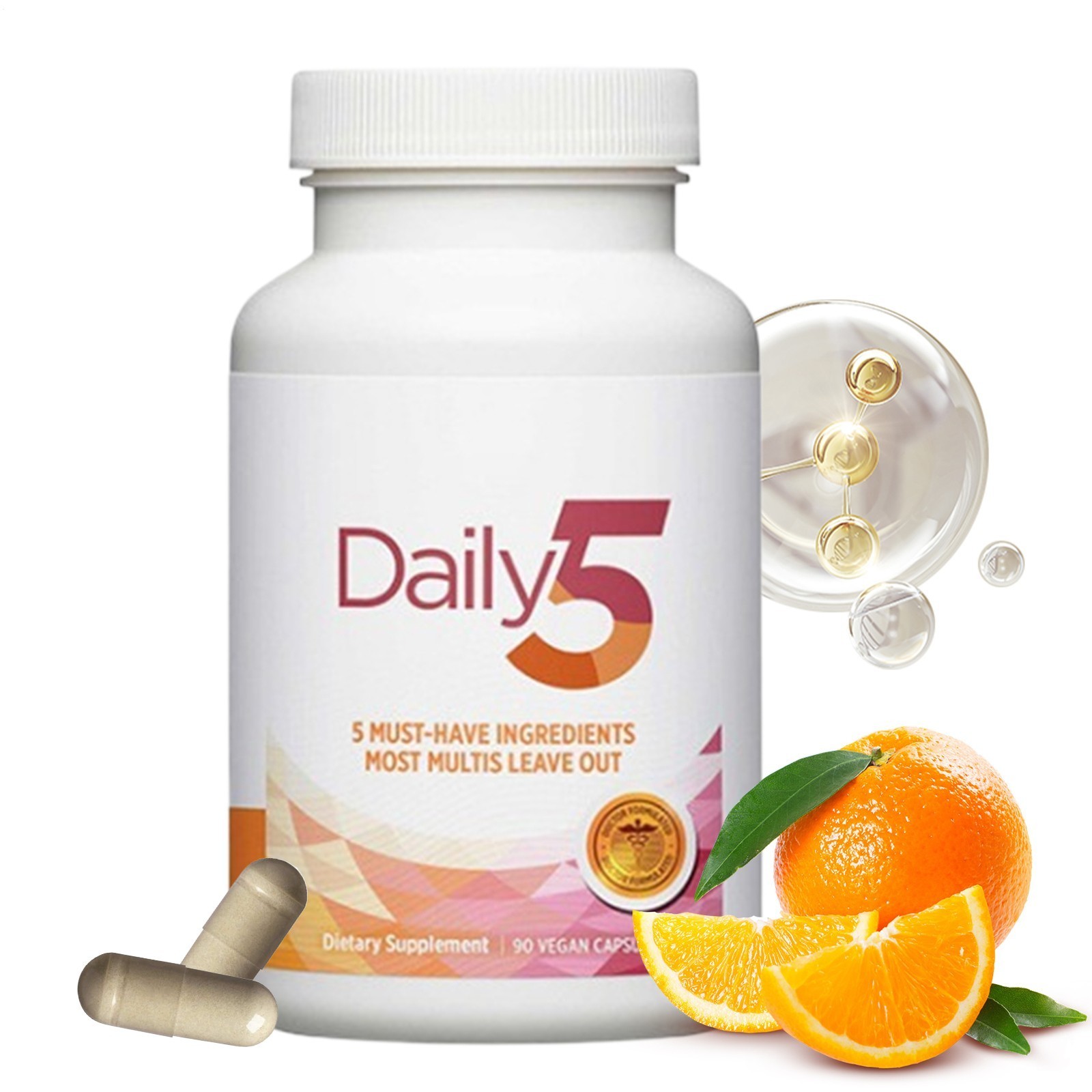 Doctors’ Preferred Daily5 90 Vegan Capsules Dietary Supplement