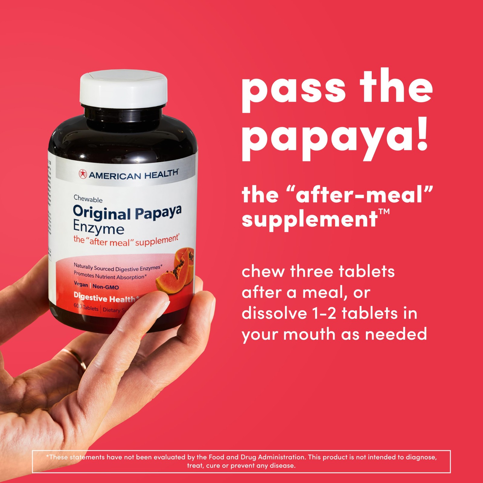 Chewable Original Papaya Enzyme 250 Chwbls