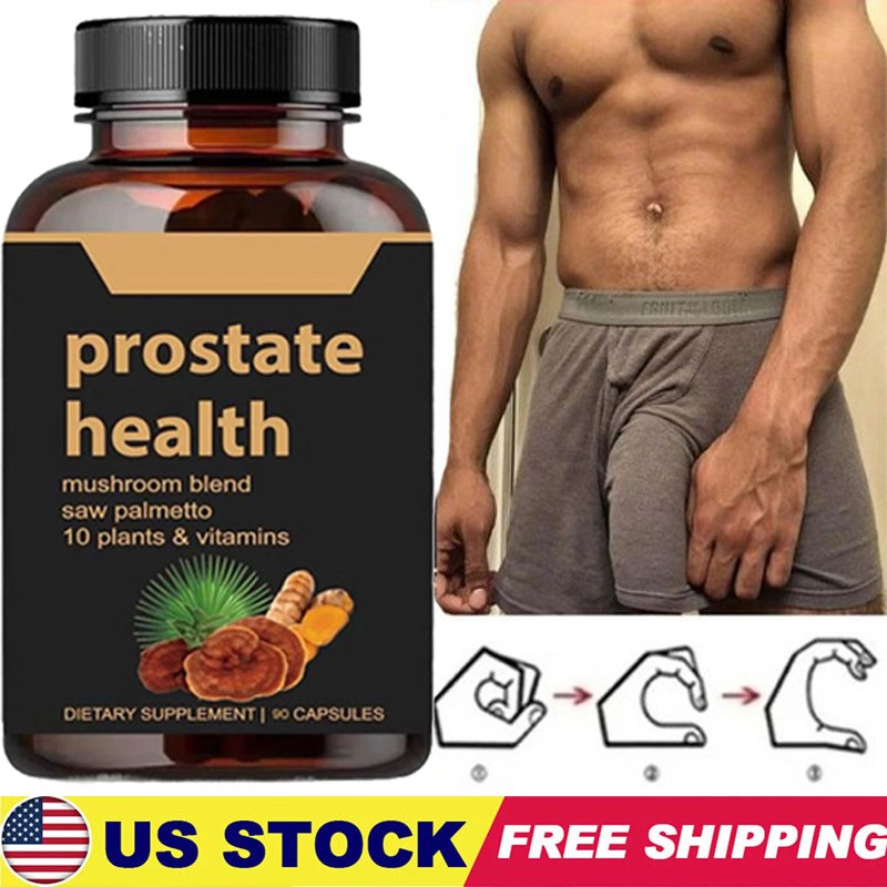 90pcs Natural Body Care Prostate Health Capsules Support for Men’s Wellness