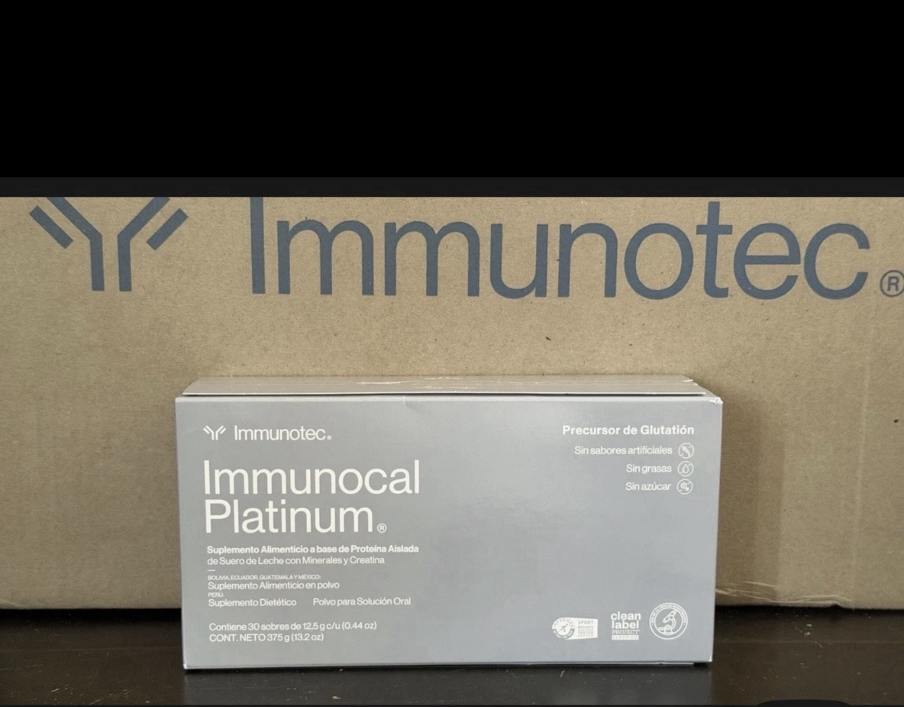 Immunotec Immunocal Platinum Glutathione Precursor Powder 13.2 oz Sugar-Free