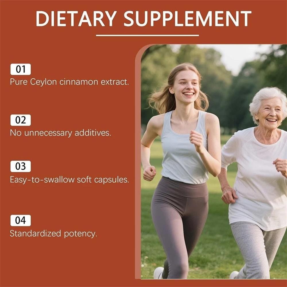 3x Ceylon Cinnamon 7,200Mg Equivalent 300 Softgels with MCT Oil |Highly Bioavail
