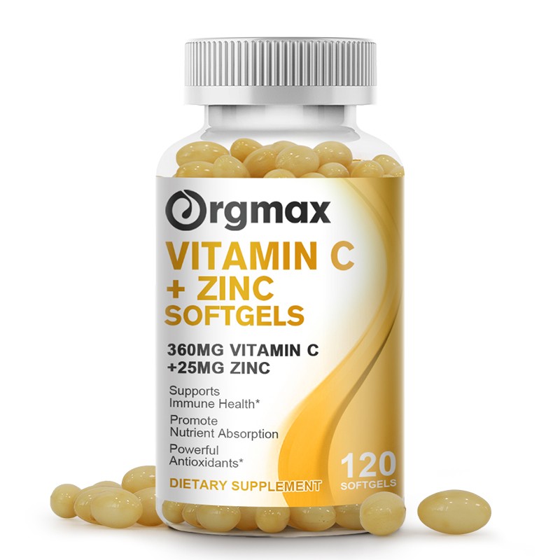 Vitamin C & Zinc Vegetarian 120 Capsules Immune System Support & Booster