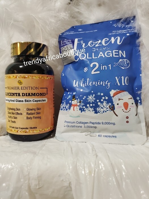 Glucenta Diamond premier edition & frozen collagen x10 Perfect Combo