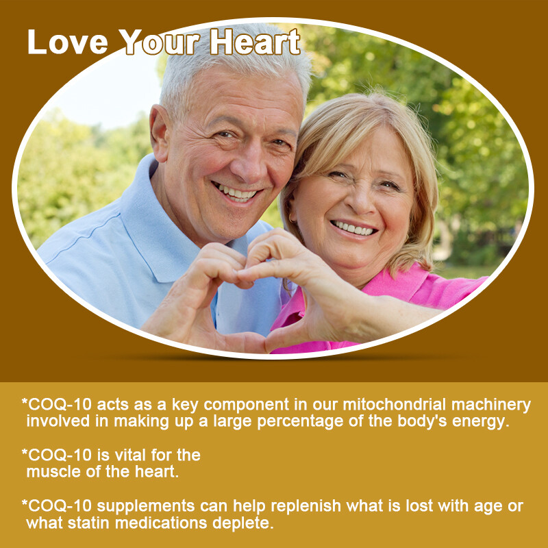CoQ10 200mg SoftGels COQ10 – CQ10 Coenzyme Q10 Supplement, for Cellular Energy