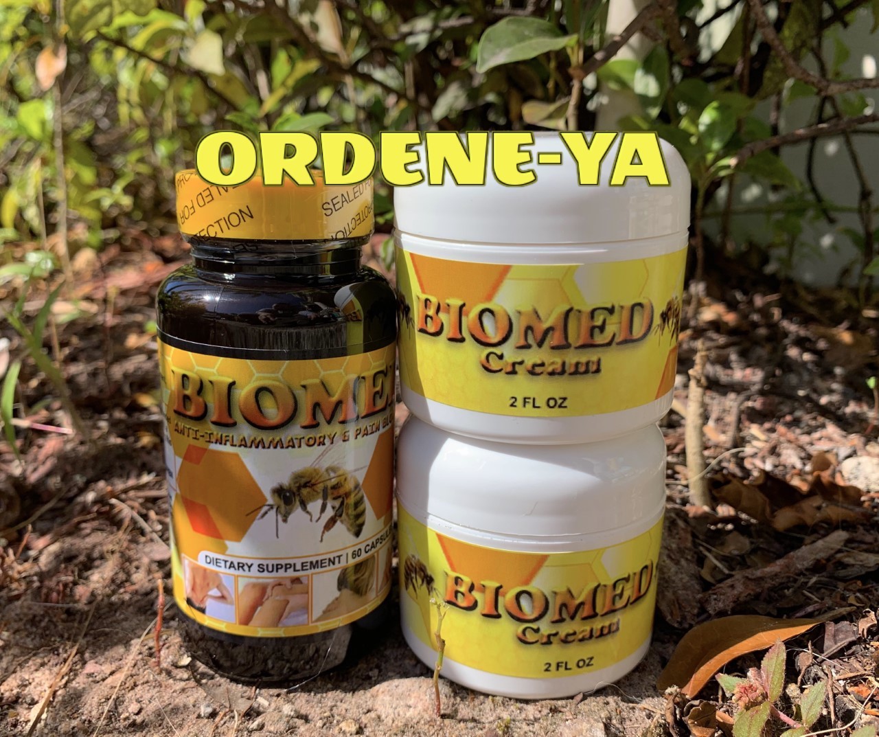 BIOMED Kit Anti-Inflammatory Bee Therapy Arthritis Pain Muscle Menthol Miracle