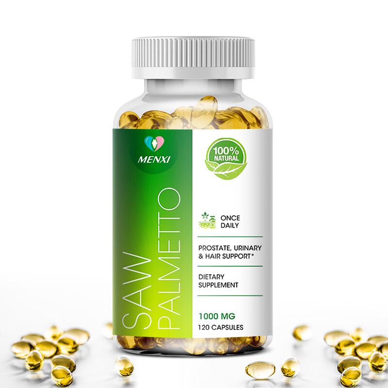 Saw Palmetto Capsules 1000mg, Premium Prostate Health Support Supplement for Men