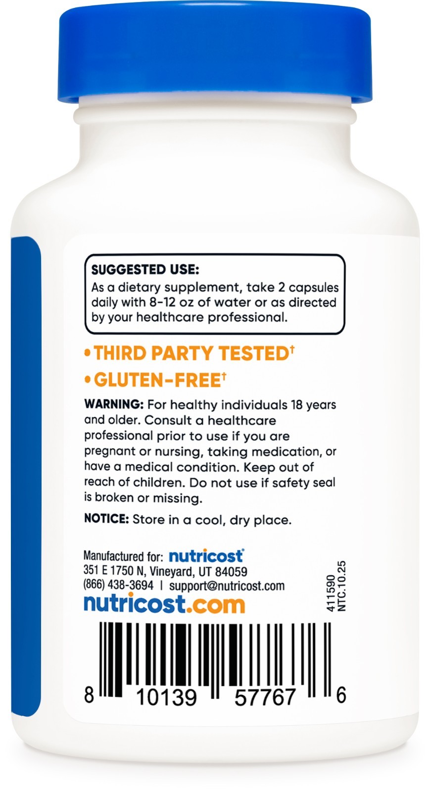 Nutricost Epicatechin (1,000mg) 60 Capsules – Vegan, Gluten-Free, GMO-Free