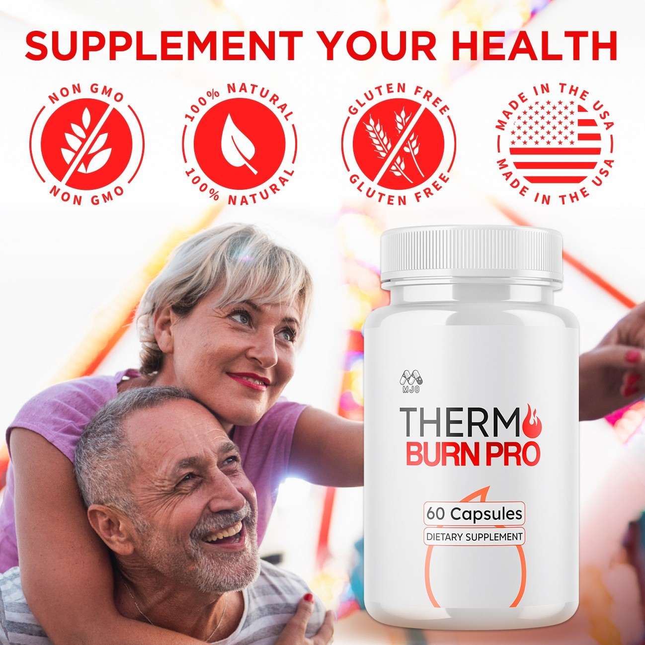 (3 Pack) Thermo Burn Pro Advanced Energy & Fitness Formula ThermoBurnPro 180Caps