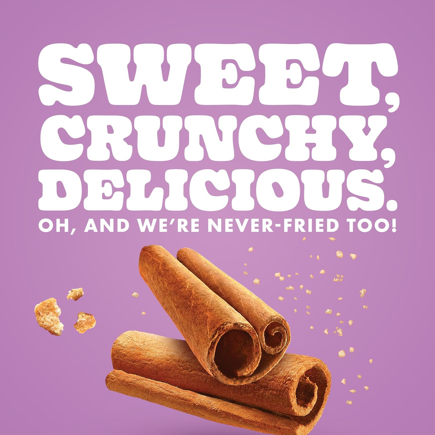 Pure Protein Popped Crisps Cinnamon Sugar High Protein Snack 12g Protein 12 Ct