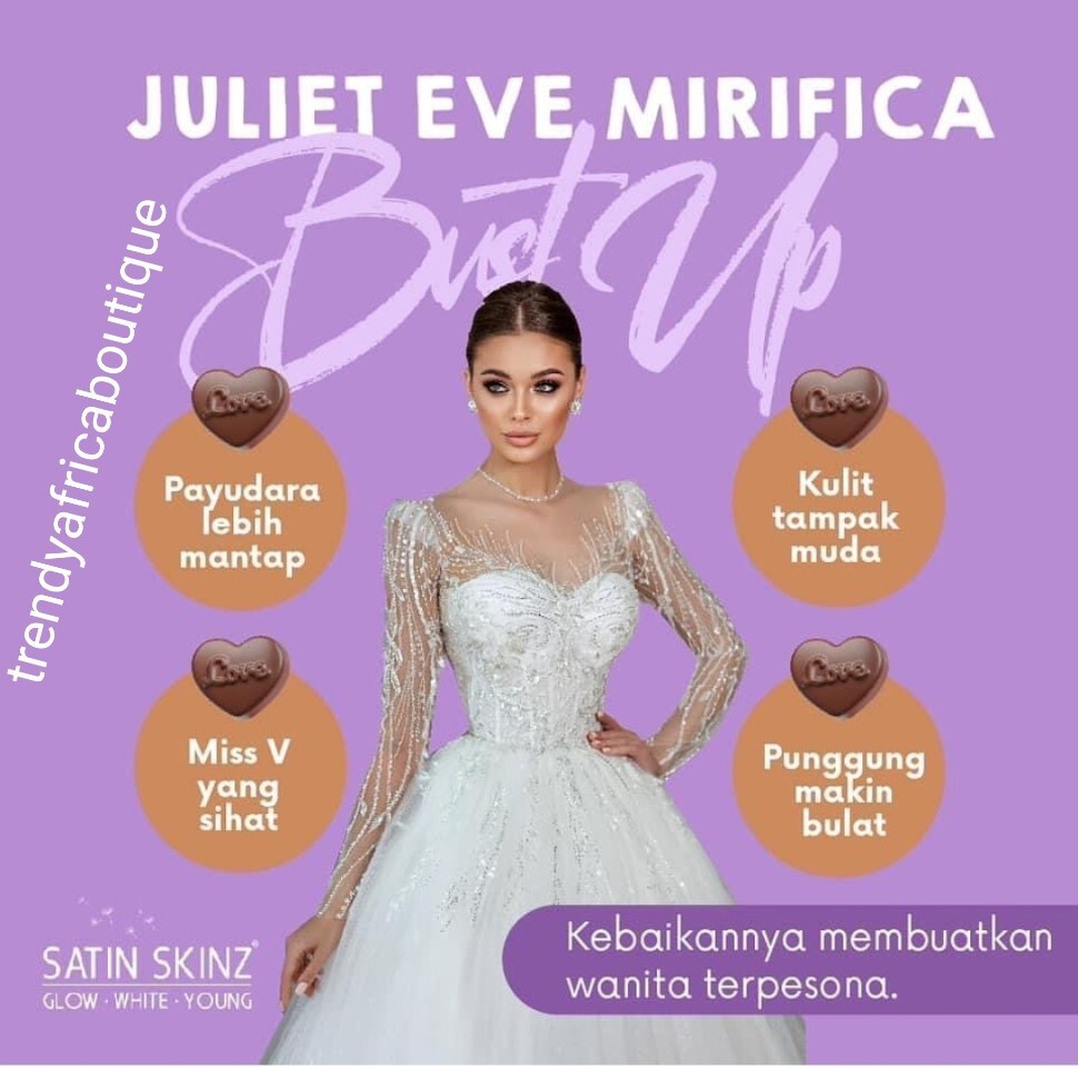 2pc. Duo Satin skinz, Juliet EVE mirifica Bust Up. 800g & Juliet Cap. 60/bottle