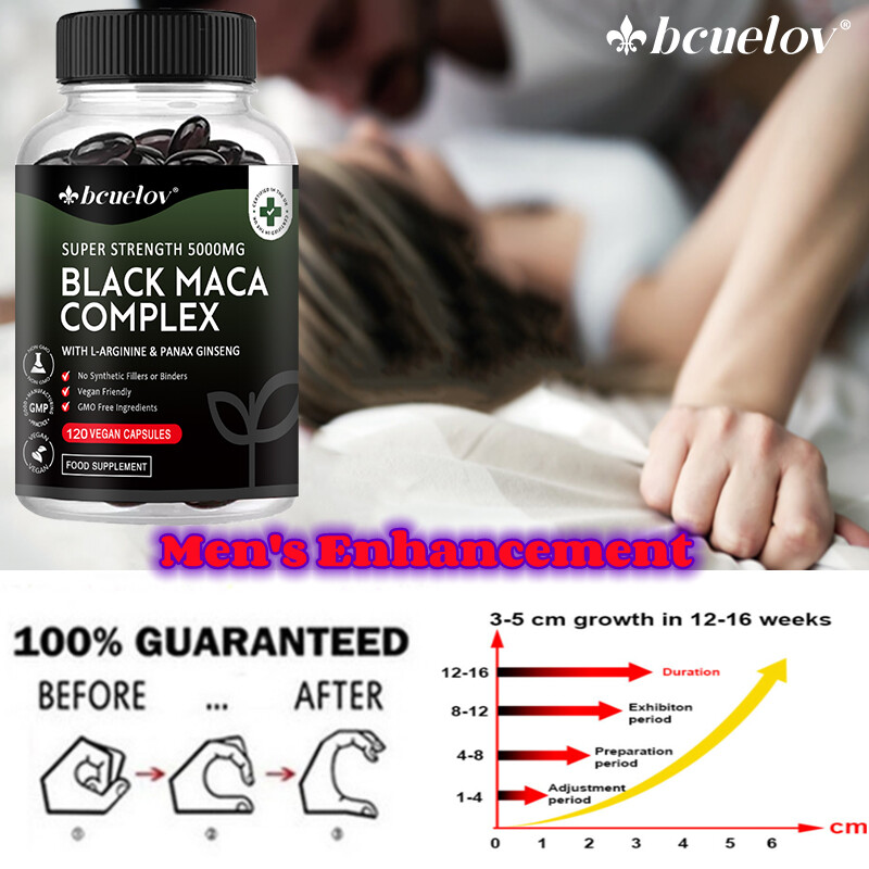 Black Maca Complex Boosts Energy Endurance Reproductive Health Balances Mood