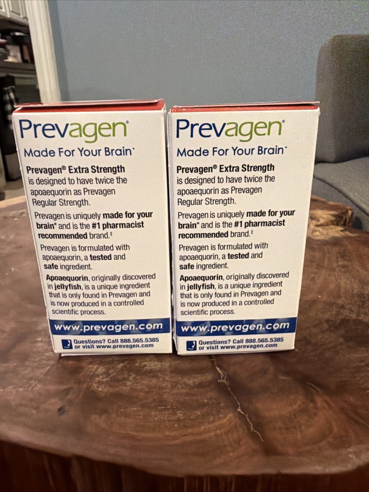 2 Pack Prevagen Extra Strength 20mg Vitamin Supplement – 30 Capsules