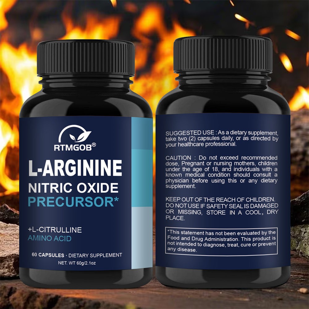 Extra Strength Nitric Oxide Booster Supplement L-Arginin 3000mg Endurance/Energy
