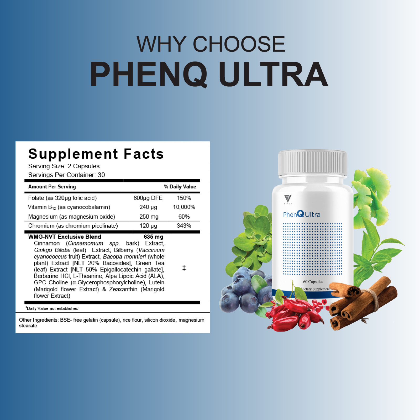 PhenQ Ultra Weight Management Support, PhenQUltra Pills (60 Capsules)