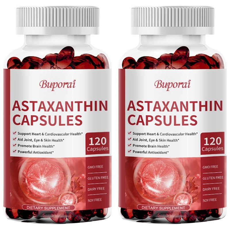 Astaxanthin 240pcs, Supports Eye & Skin Health, Promote Cardiovascular Health
