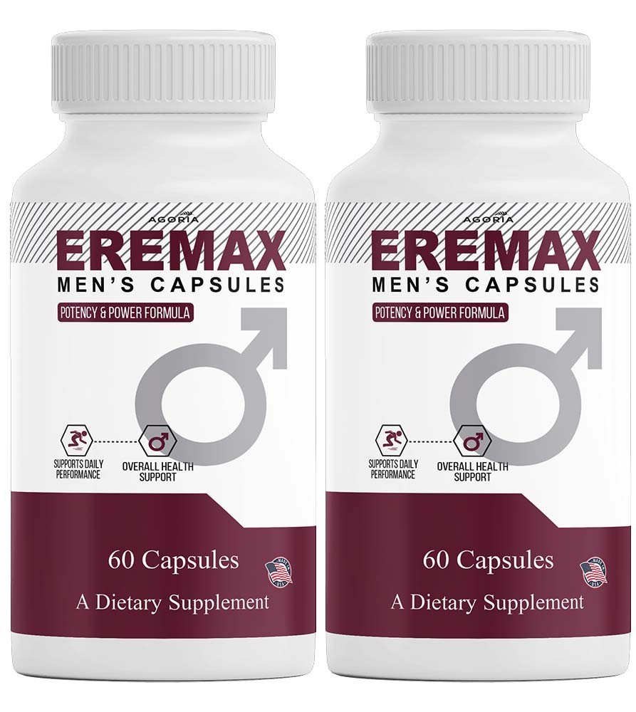 ( 2 Pack ) Eremax Capsules – Men’s Vitality & Performance Support Supplement