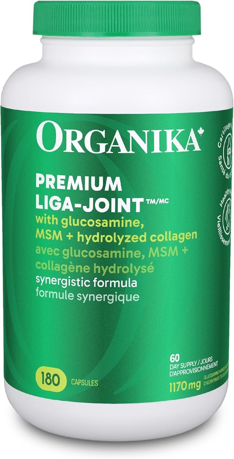 Organika Premium Made Liga Joint Glucosamine Collagen Cartilage 180pcs NEW